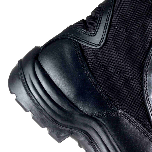 Bocanci piele/textil fara bombeu negru O2 FO SRC Sirin Decebal