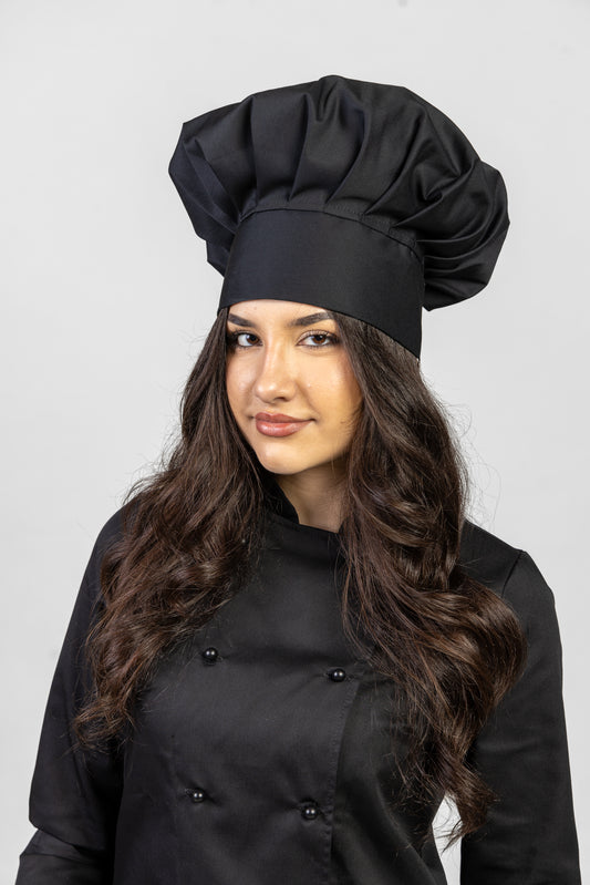 Boneta bucatar neagra unisex tercot 195g Boni