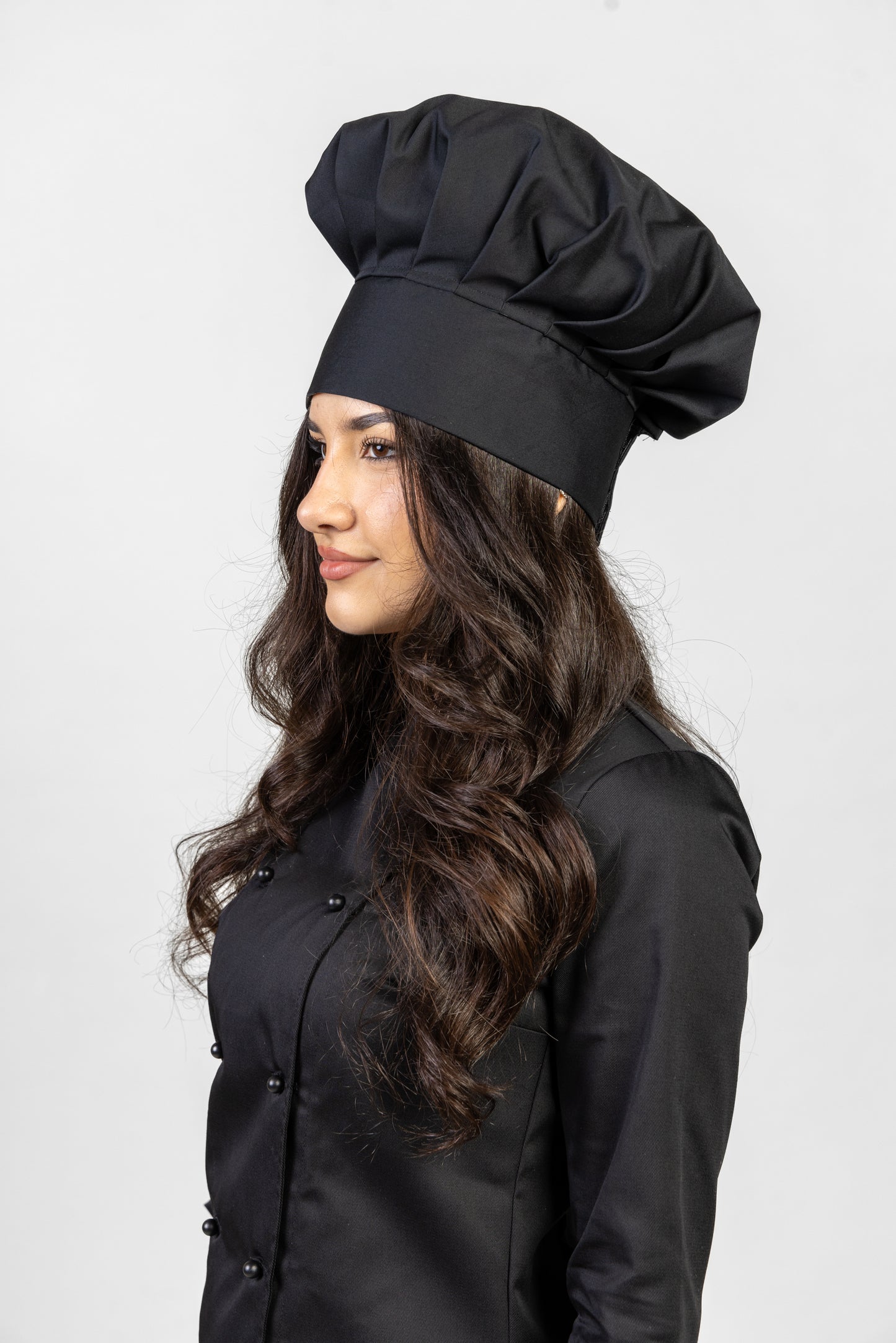 Boneta bucatar neagra unisex tercot 195g Boni