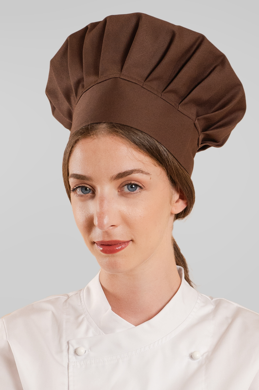 Boneta bucatar maro unisex tercot 195g Boni