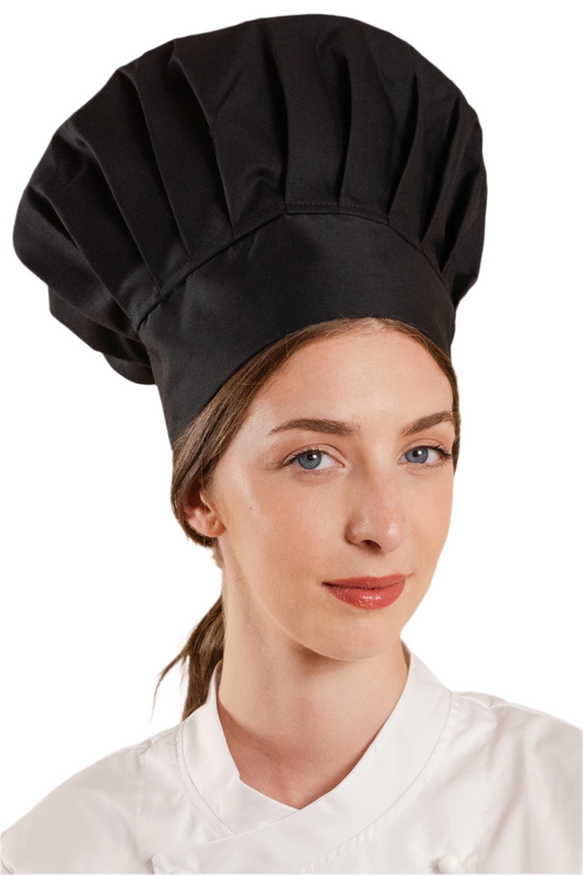 Boneta bucatar neagra unisex tercot 195g Boni