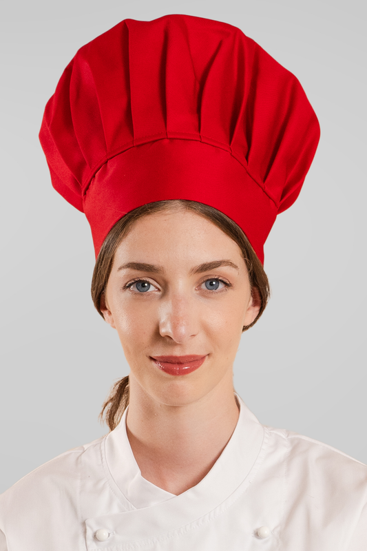 Boneta bucatar rosie unisex tercot 195g Boni