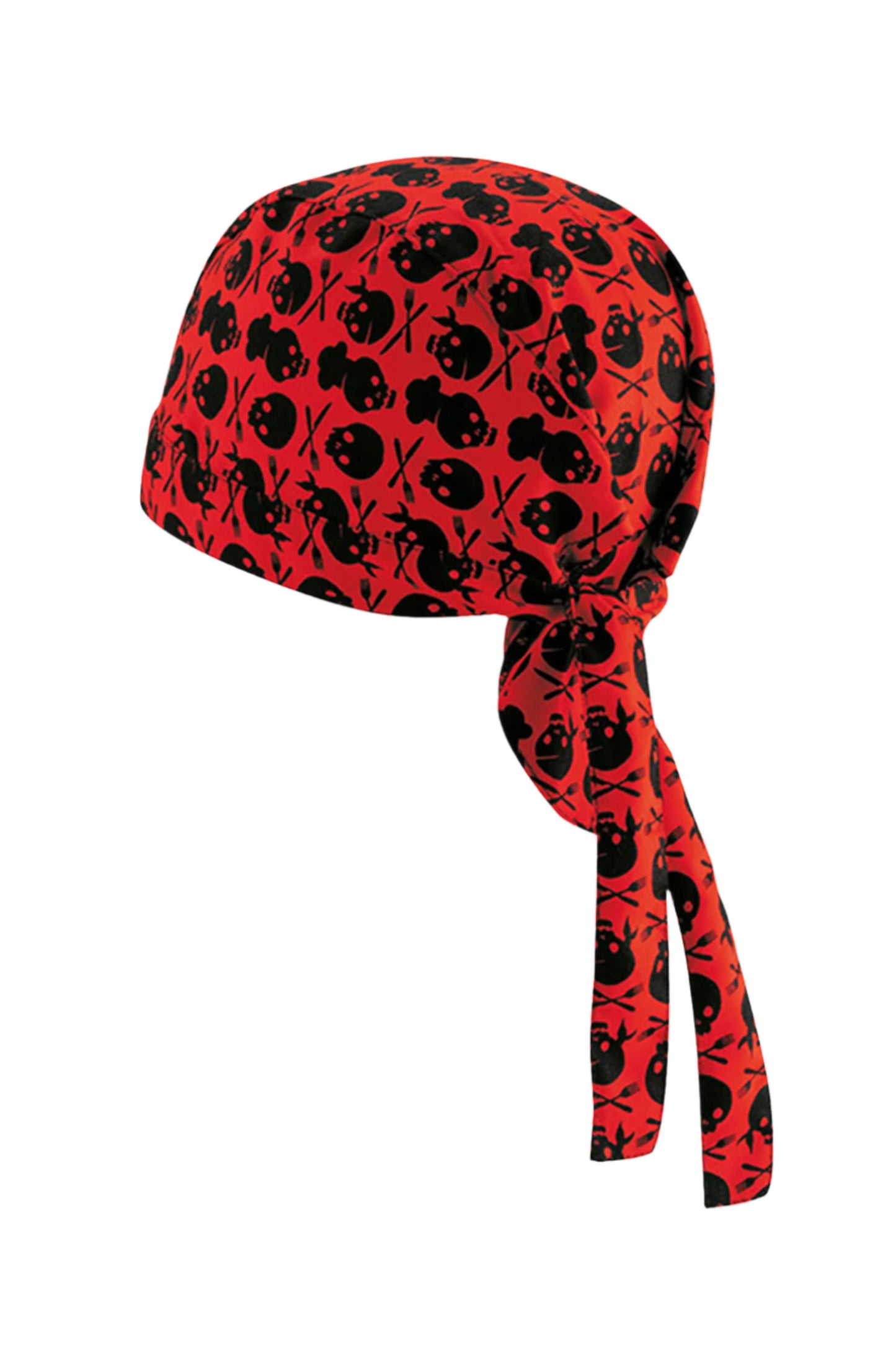 Bandana bucatar rosie cranii bumbac 200g Toledo (set 2)