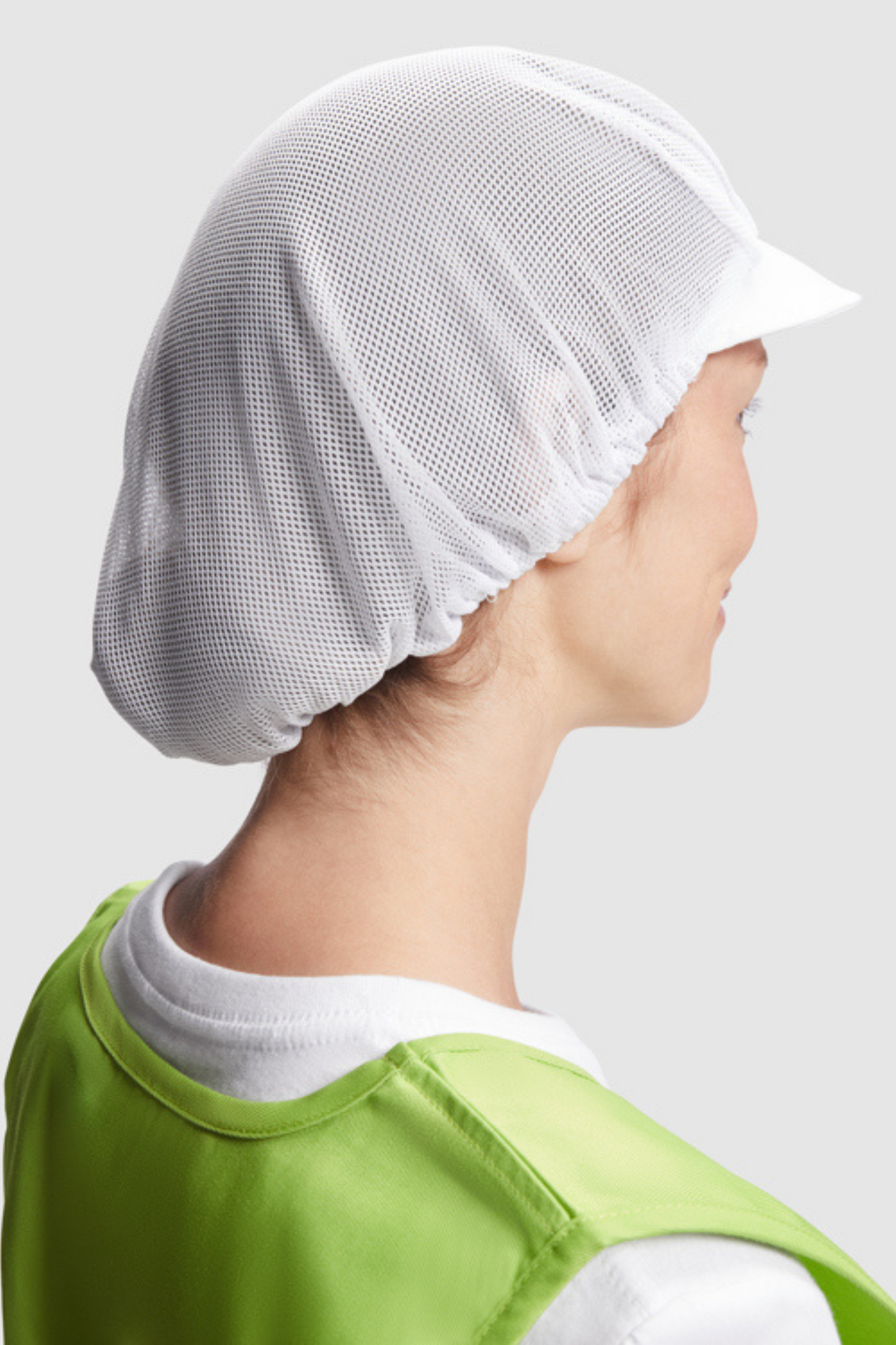 Boneta industria alimentara alba unisex poliester Atala