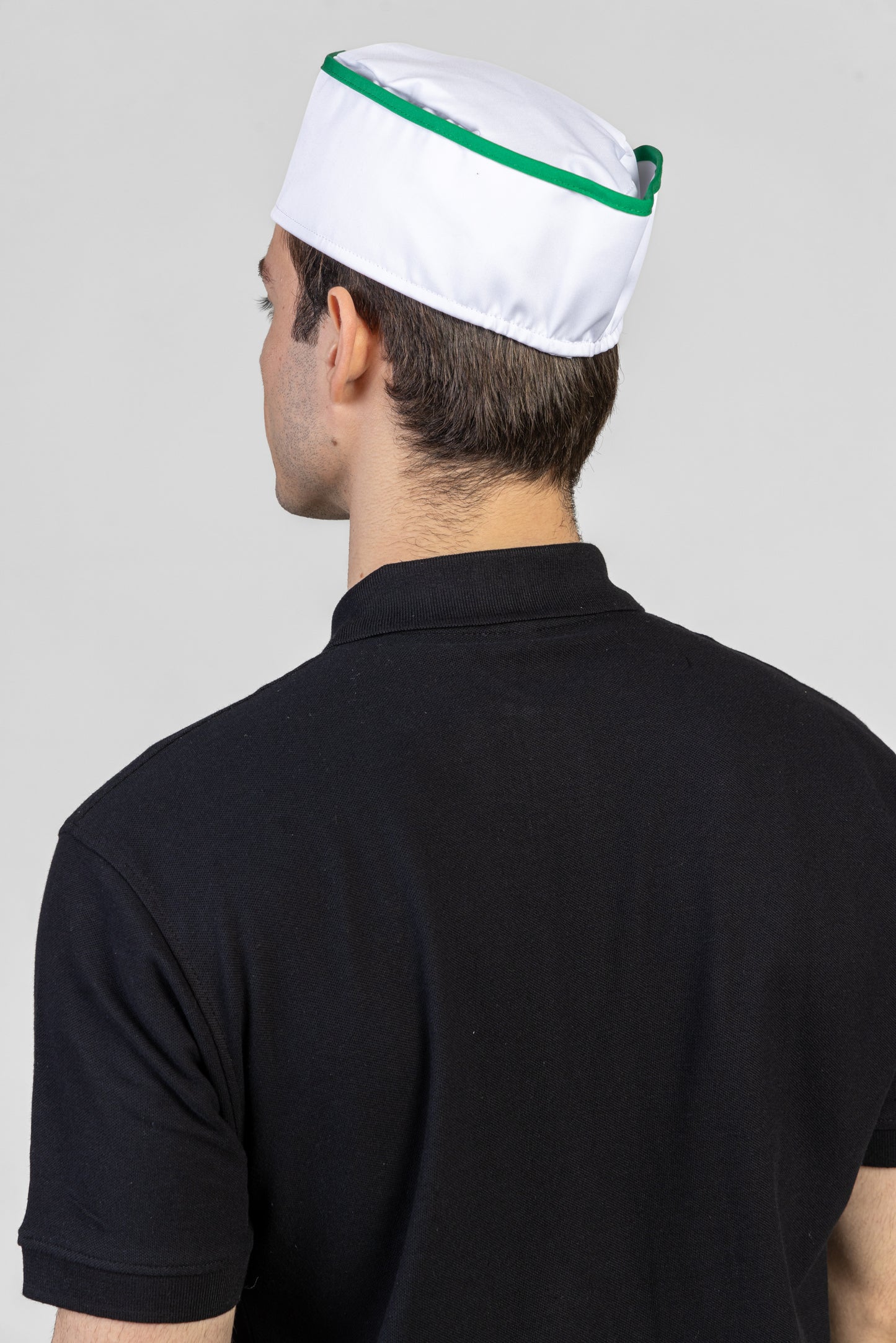 Boneta pentru industria alimentara alb/verde tercot 195g Ken