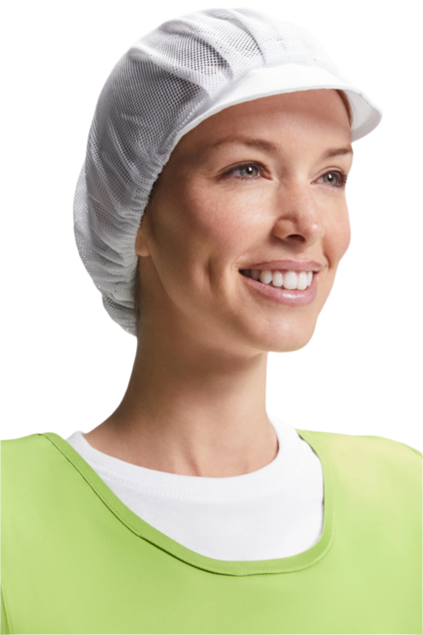 Boneta industria alimentara alba unisex poliester Atala