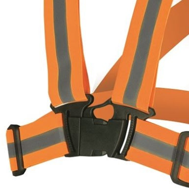 Bretele elastice de Semnalizare portocaliu reflect