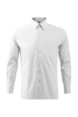 Camasa alba barbat maneca lunga bumbac 120g Style LS