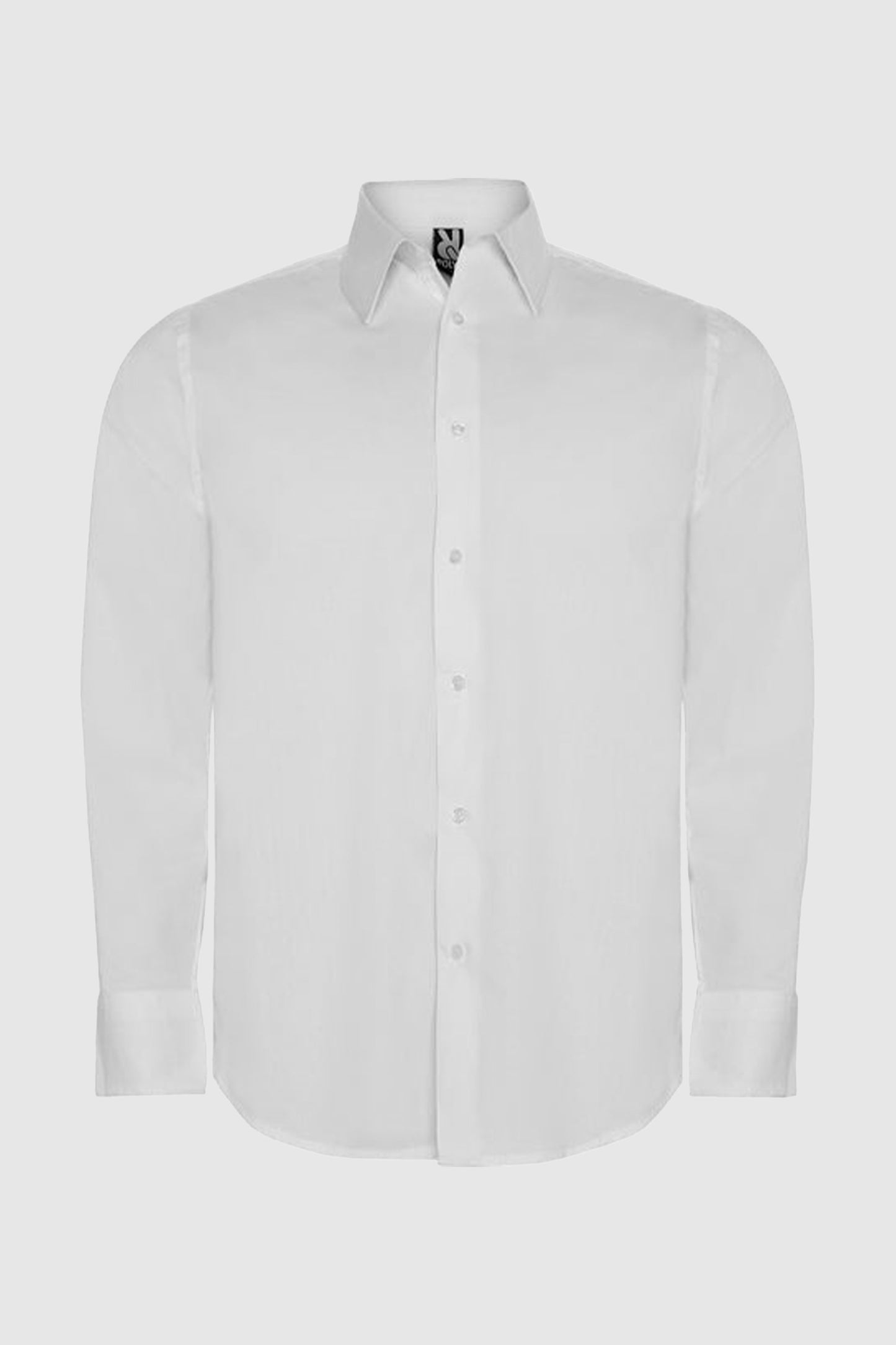 Camasa alba barbat bumbac cu elastan 140g Moscu