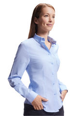 Camasa bleu dama poplin 140g Oxford