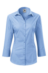 Camasa bleu dama maneca lunga bumbac 125g Style LS