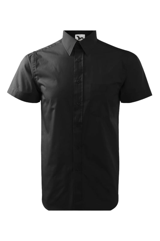 Camasa neagra barbat bumbac 120g Chic