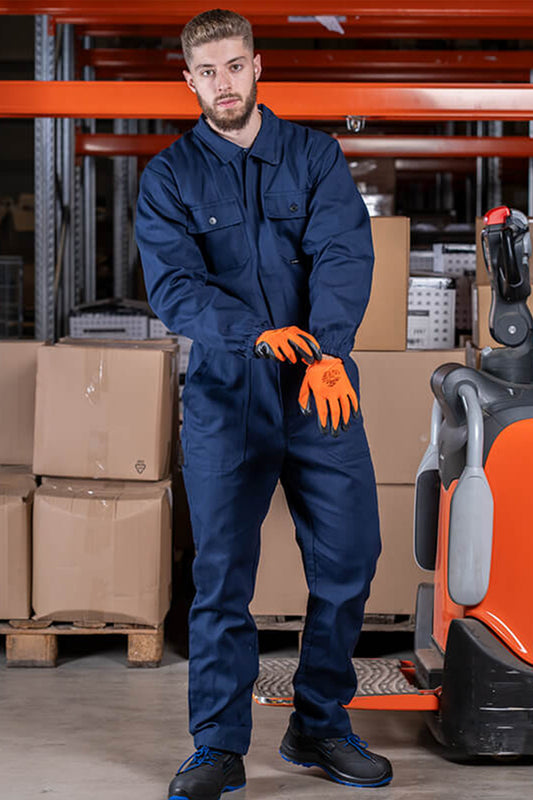 Combinezon de lucru bumbac 240g bleumarin barbat Anax