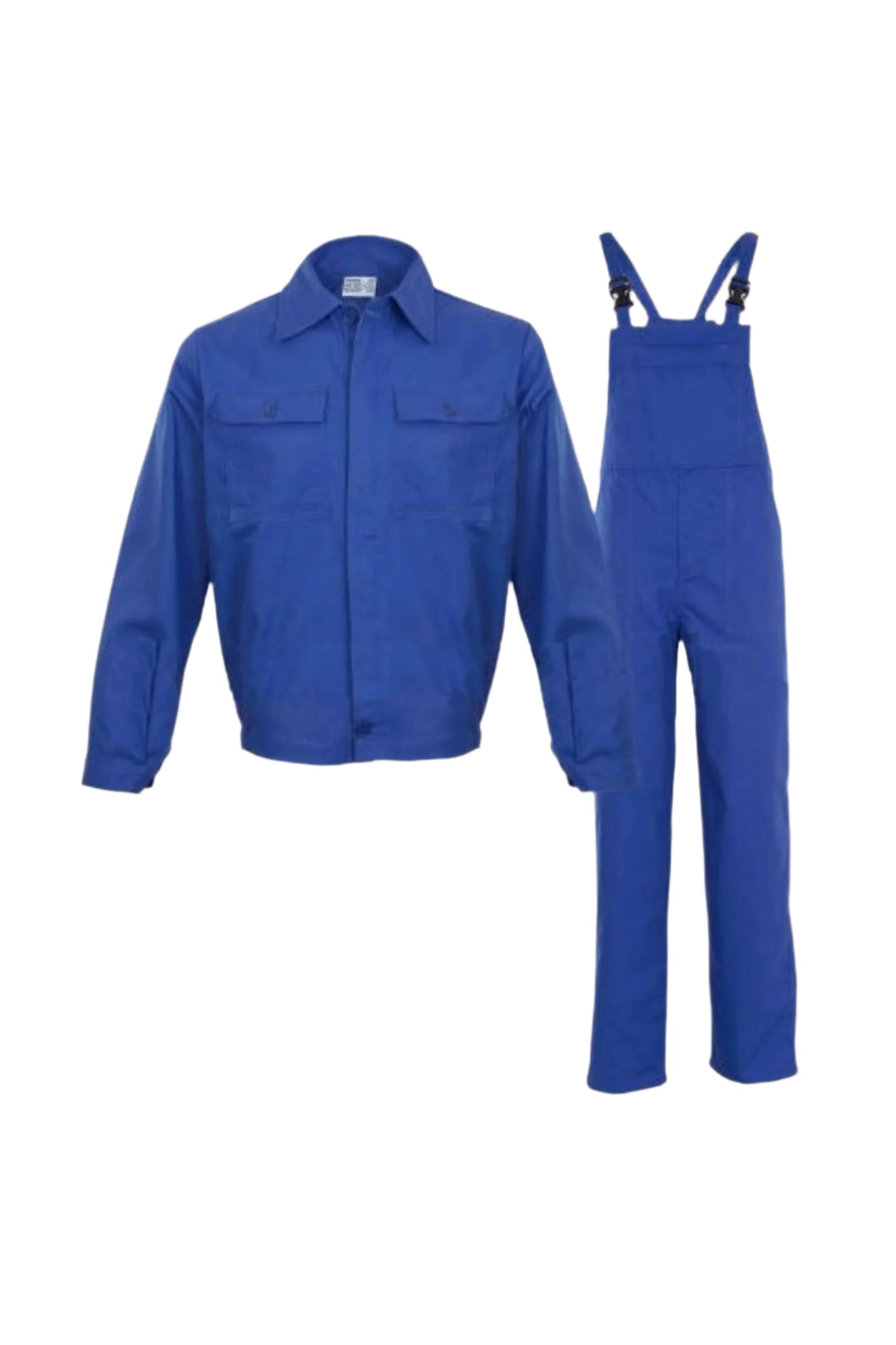 Costum salopeta albastru unisex bumbac 260g Mex