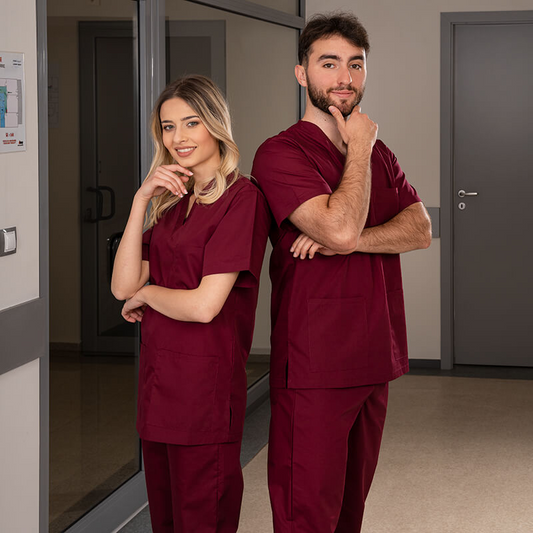 Costum medical tercot 180g visiniu
unisex Colombo