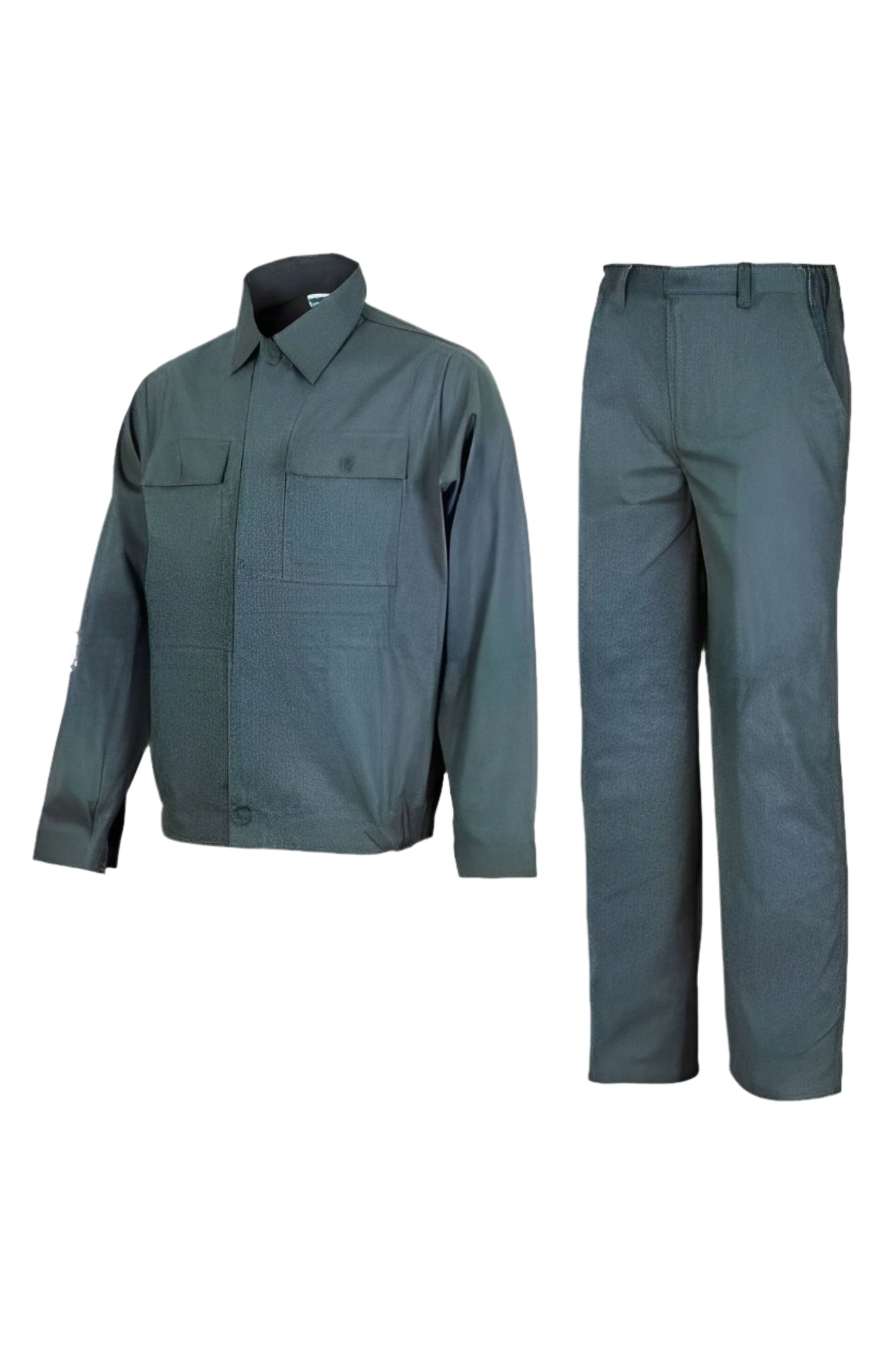 Costum salopeta gri unisex bumbac 260g Beni