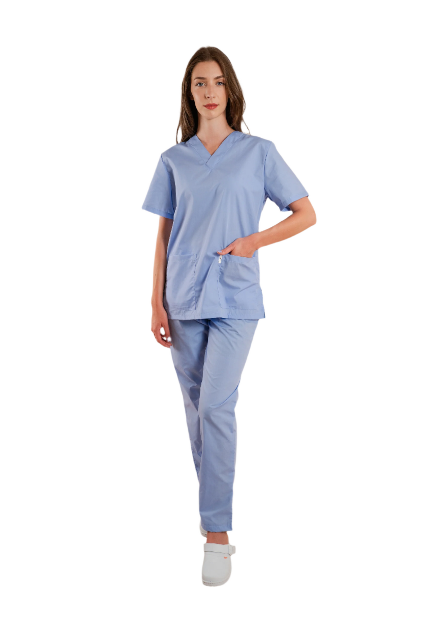 Costum medical unisex poplin 115g bleu Albert