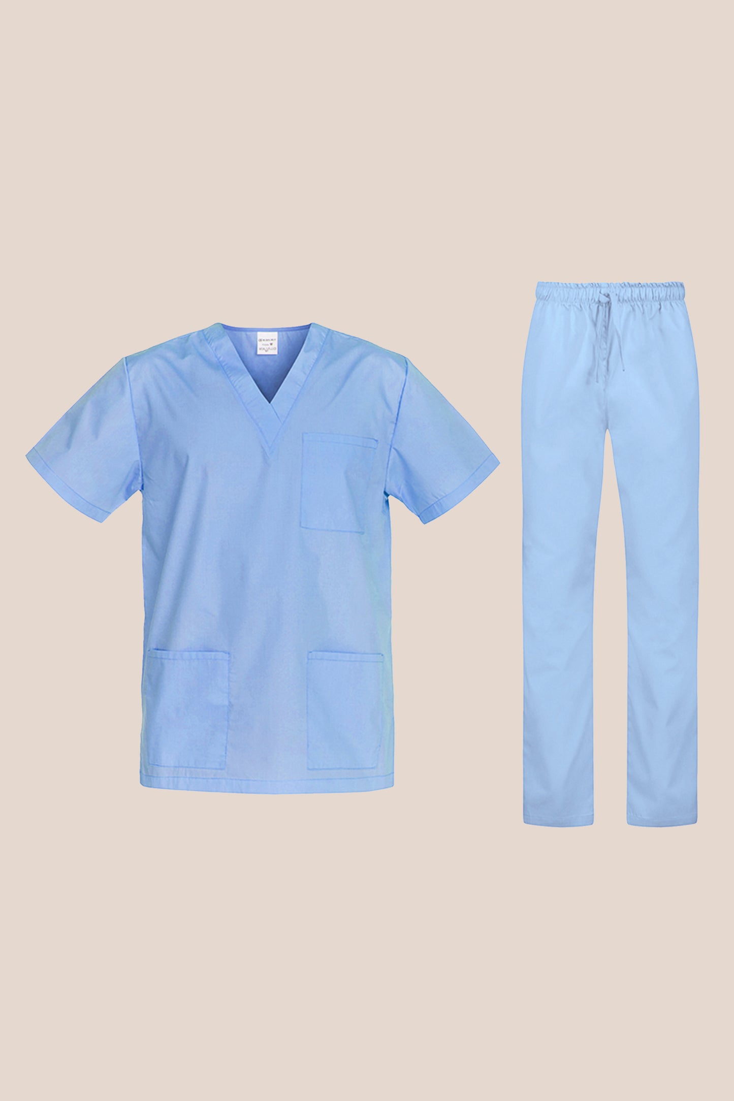 Costum medical tercot 110g albastru medical unisex Cesare