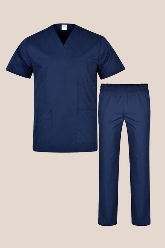 Costum medical tercot 180g bleumarin unisex Colombo