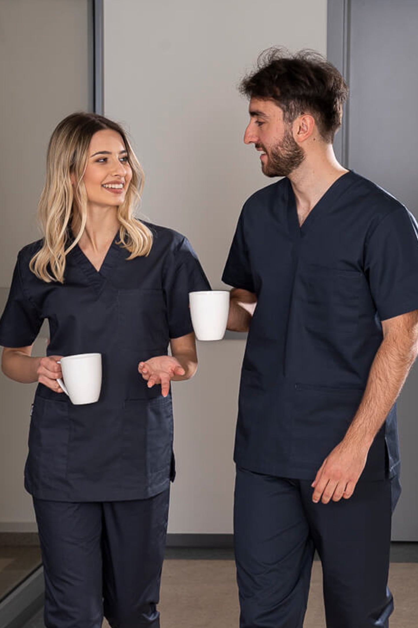 Costum medical tercot 180g carbune unisex Colombo