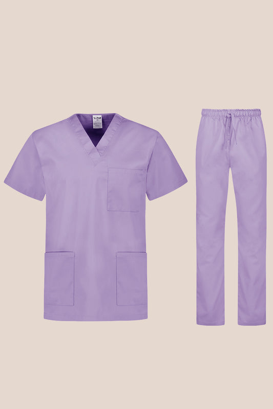 Costum medical tercot 110g iris unisex Cesare