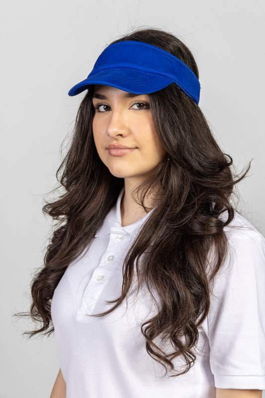 Cozoroc de soare albastru bumbac 280g Sunvisor