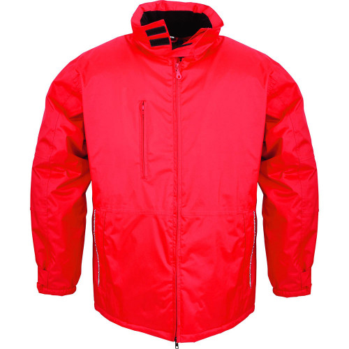 Geaca de iarna reflectorizanta rosie unisex poliester Rocky
