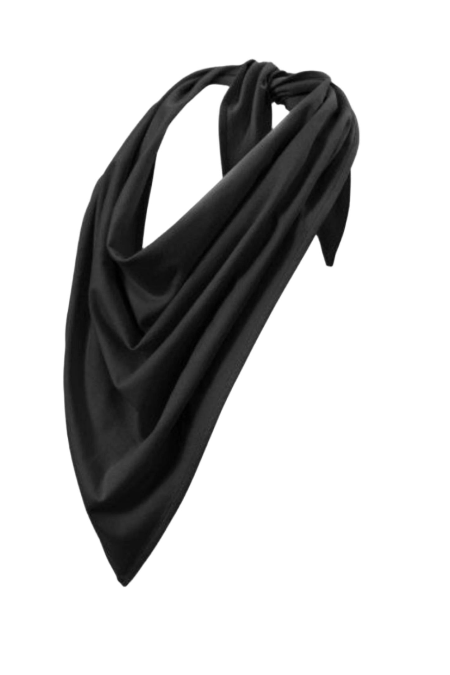 Esarfa neagra bumbac 160g Eliana