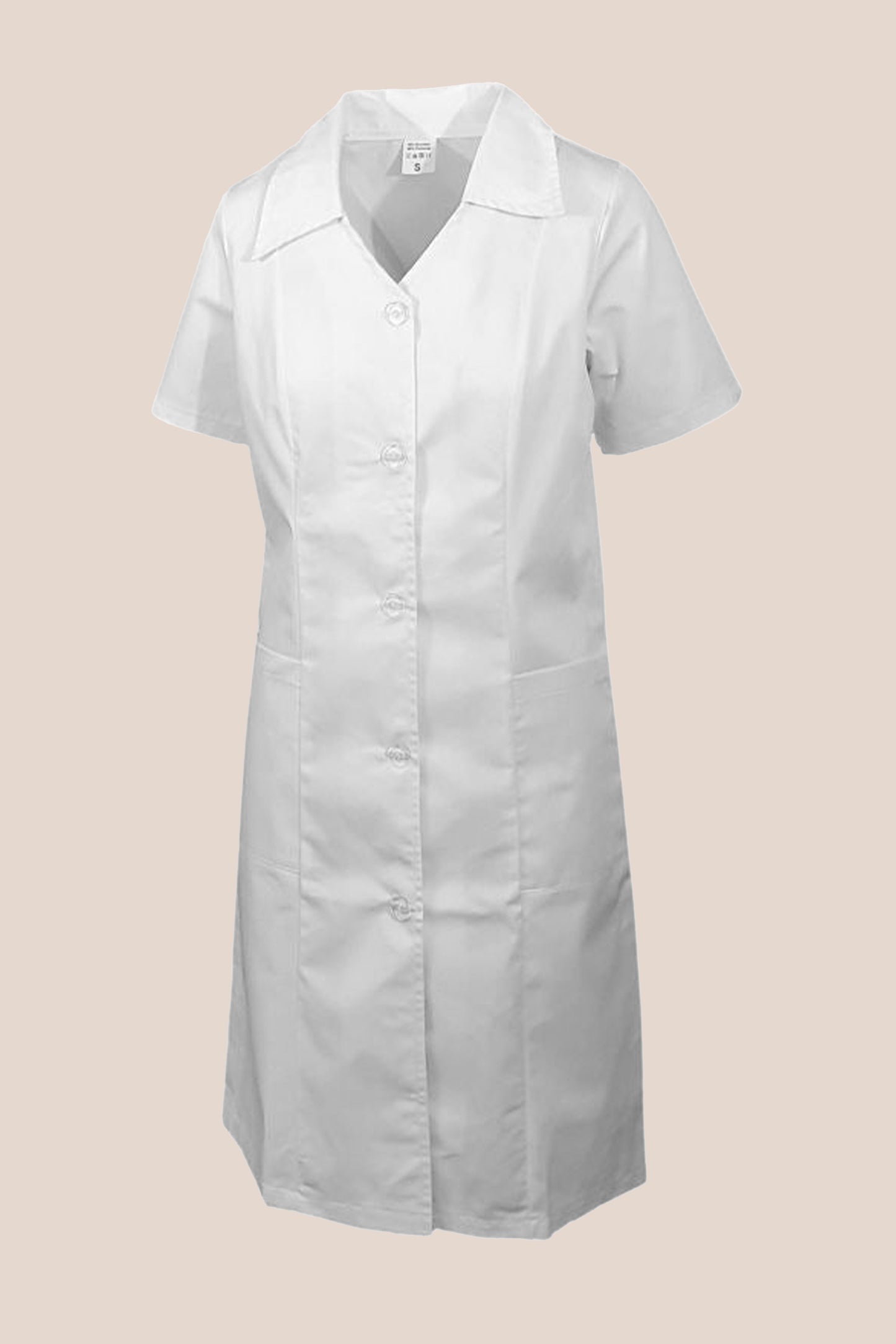 Halat de lucru alb dama tercot 195g Lora