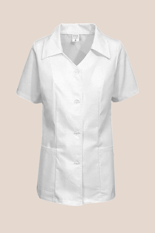 Halat de lucru alb dama tercot 195g Viki