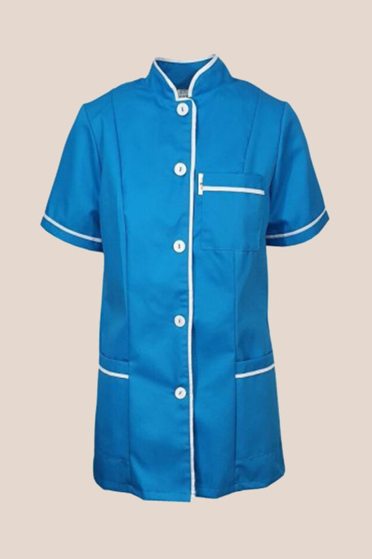 Halat medical bleu dama tercot 195g Debra