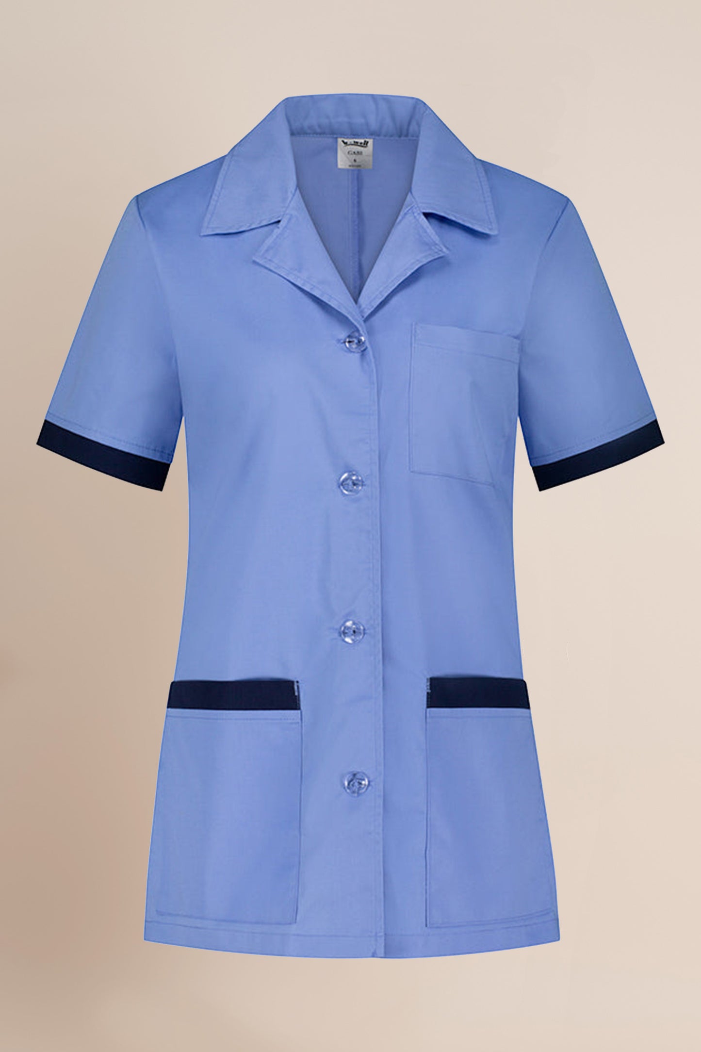 Bluza medicala tercot 160g albastru medical dama Gabi