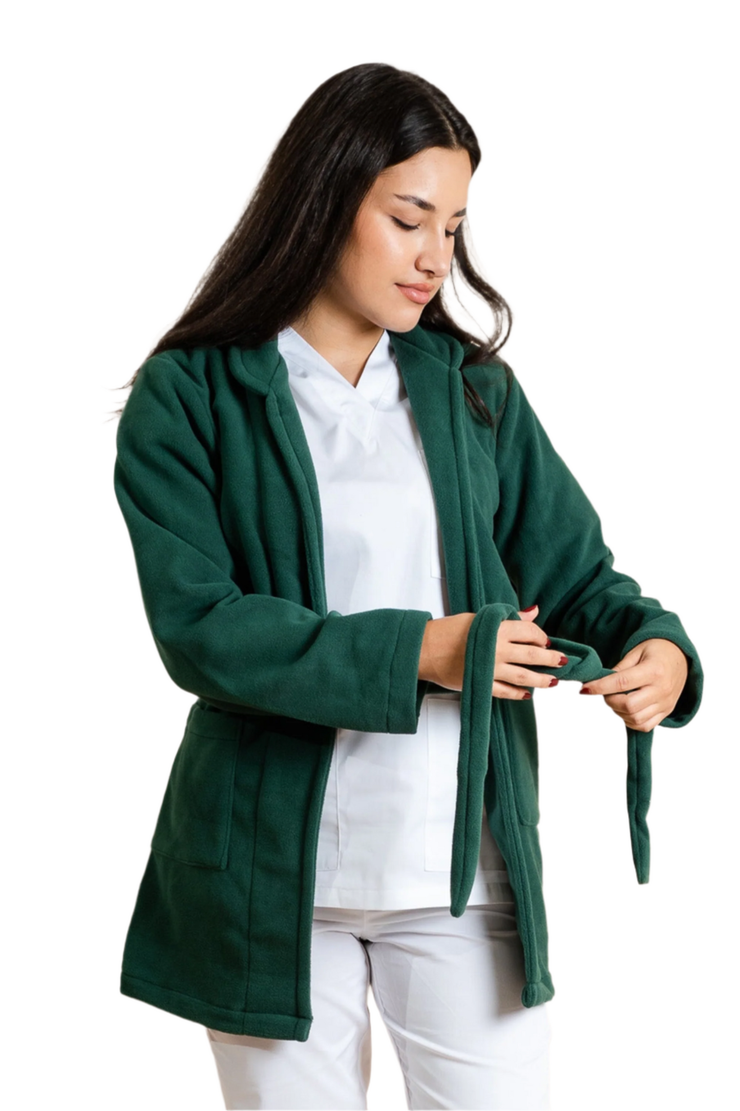 Halat polar medical verde unisex fleece 270g Divia