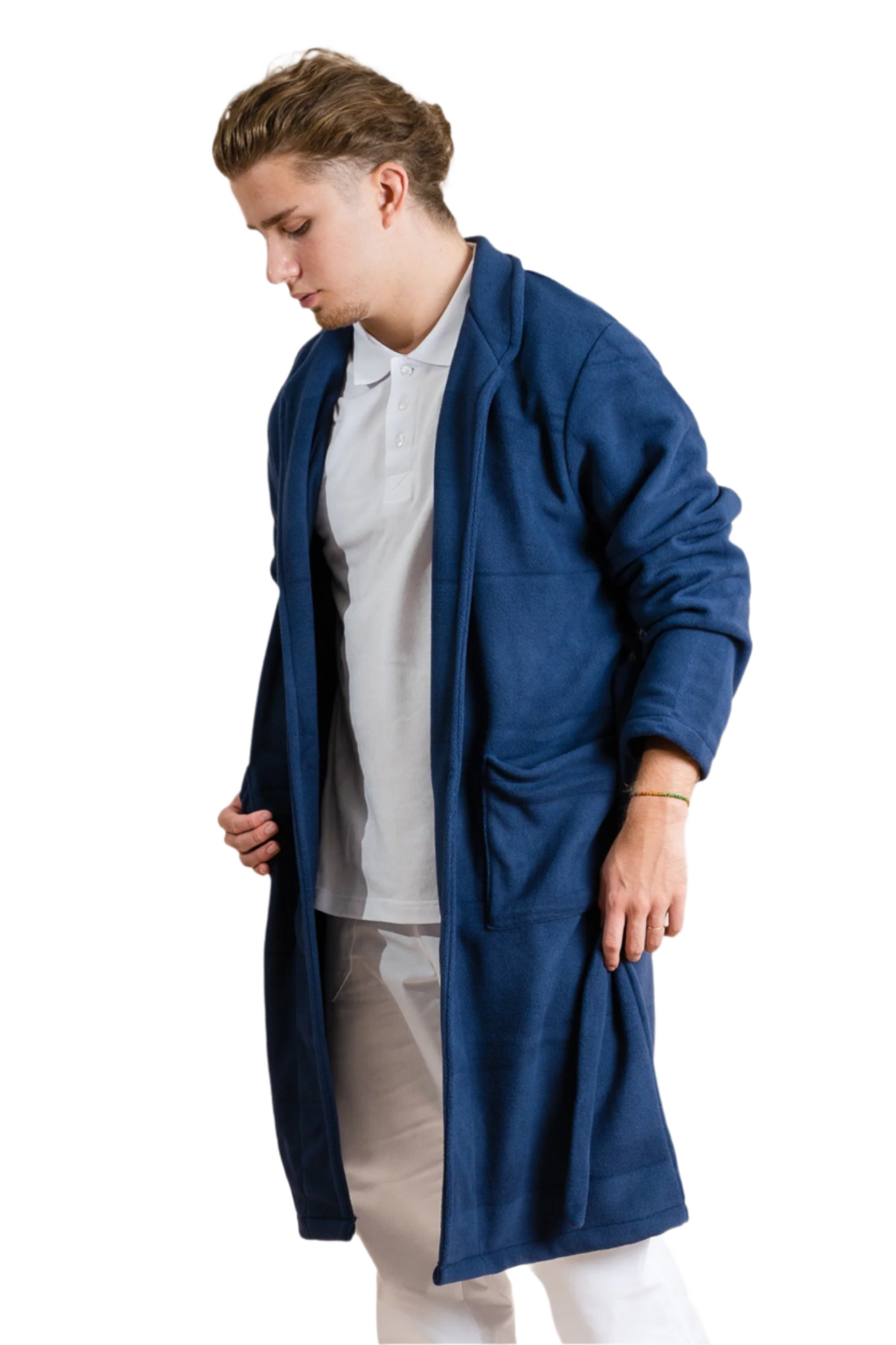 Halat polar medical lung bleumarin unisex fleece 270g Lucas