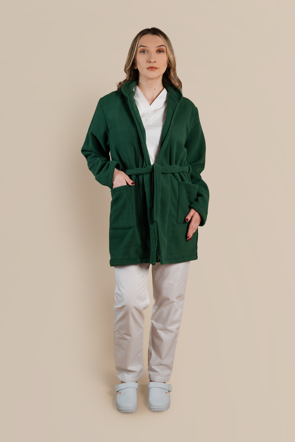 Halat polar medical verde unisex fleece 270g Divia