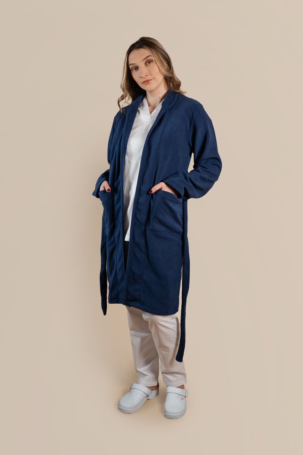 Halat polar medical lung bleumarin unisex fleece 270g Lucas