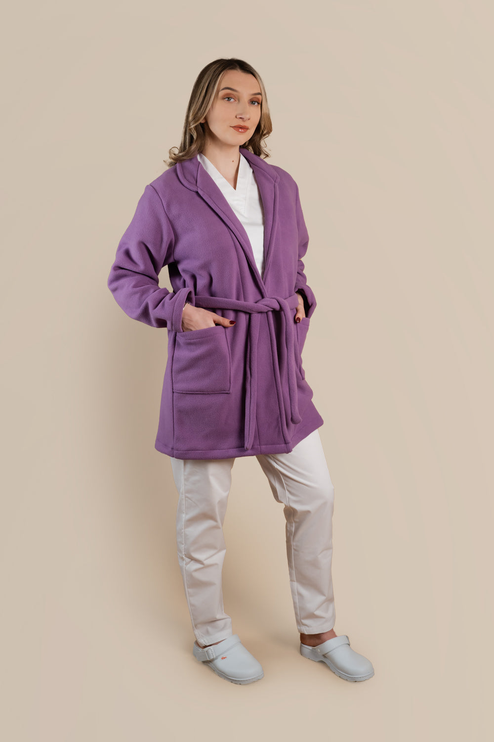 Halat polar medical lila unisex fleece 270g Divia