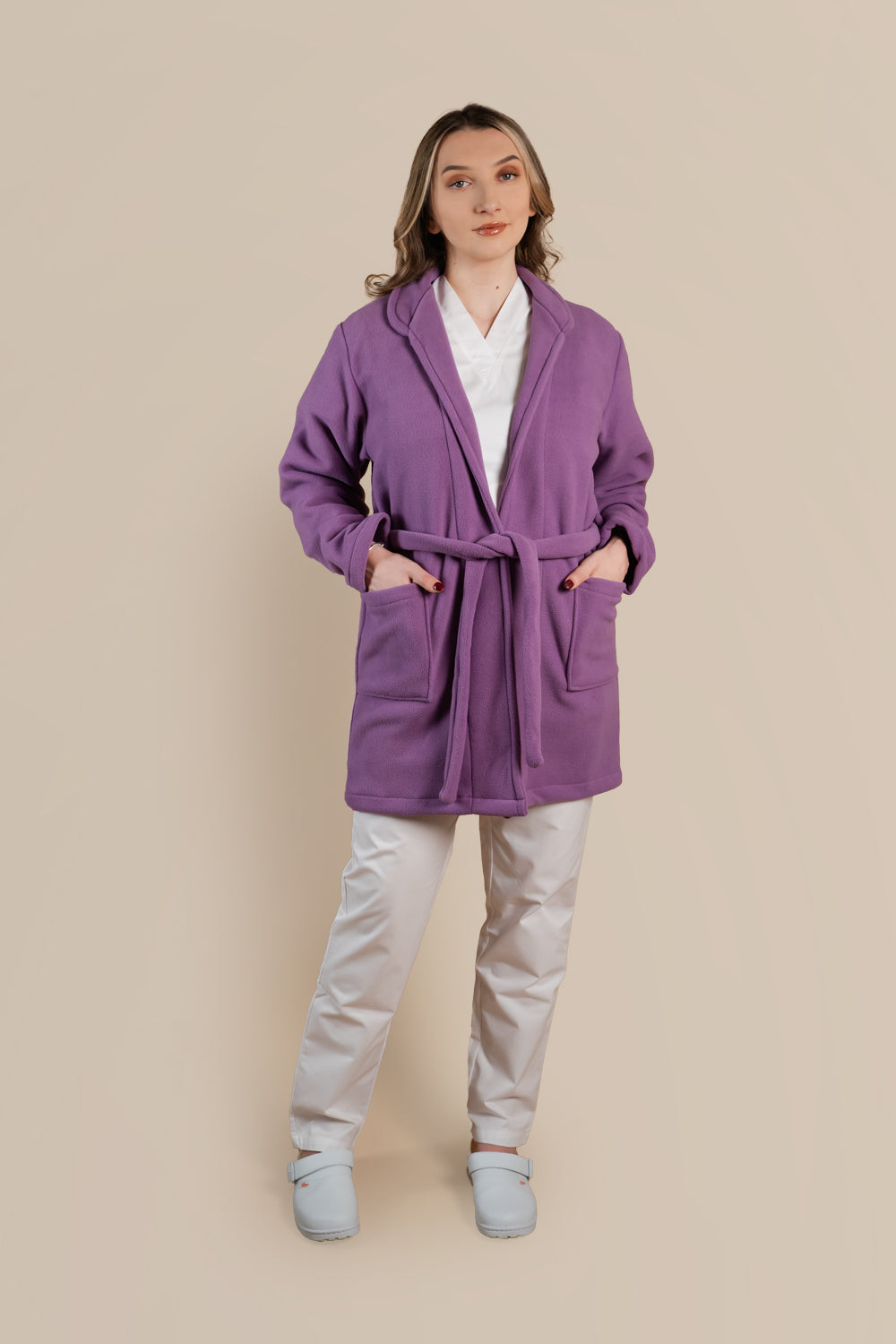 Halat polar medical lila unisex fleece 270g Divia