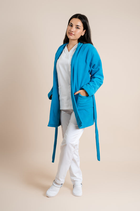 Halat polar medical turcoaz unisex fleece 270g Divia