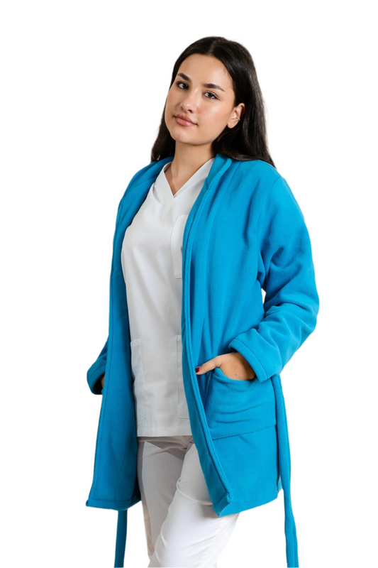 Halat polar medical turcoaz unisex fleece 270g Divia