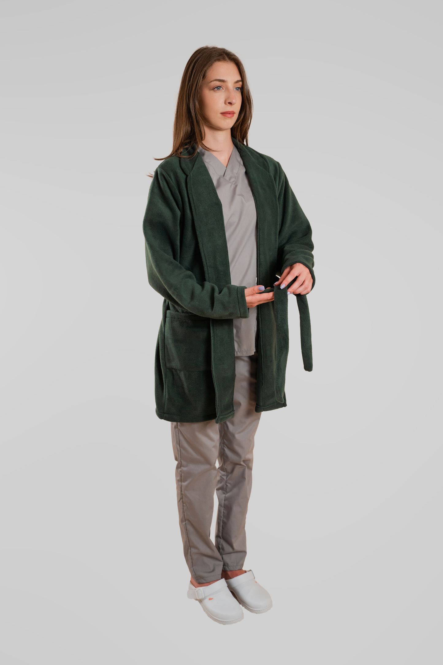 Halat polar medical verde unisex fleece 270g Divia