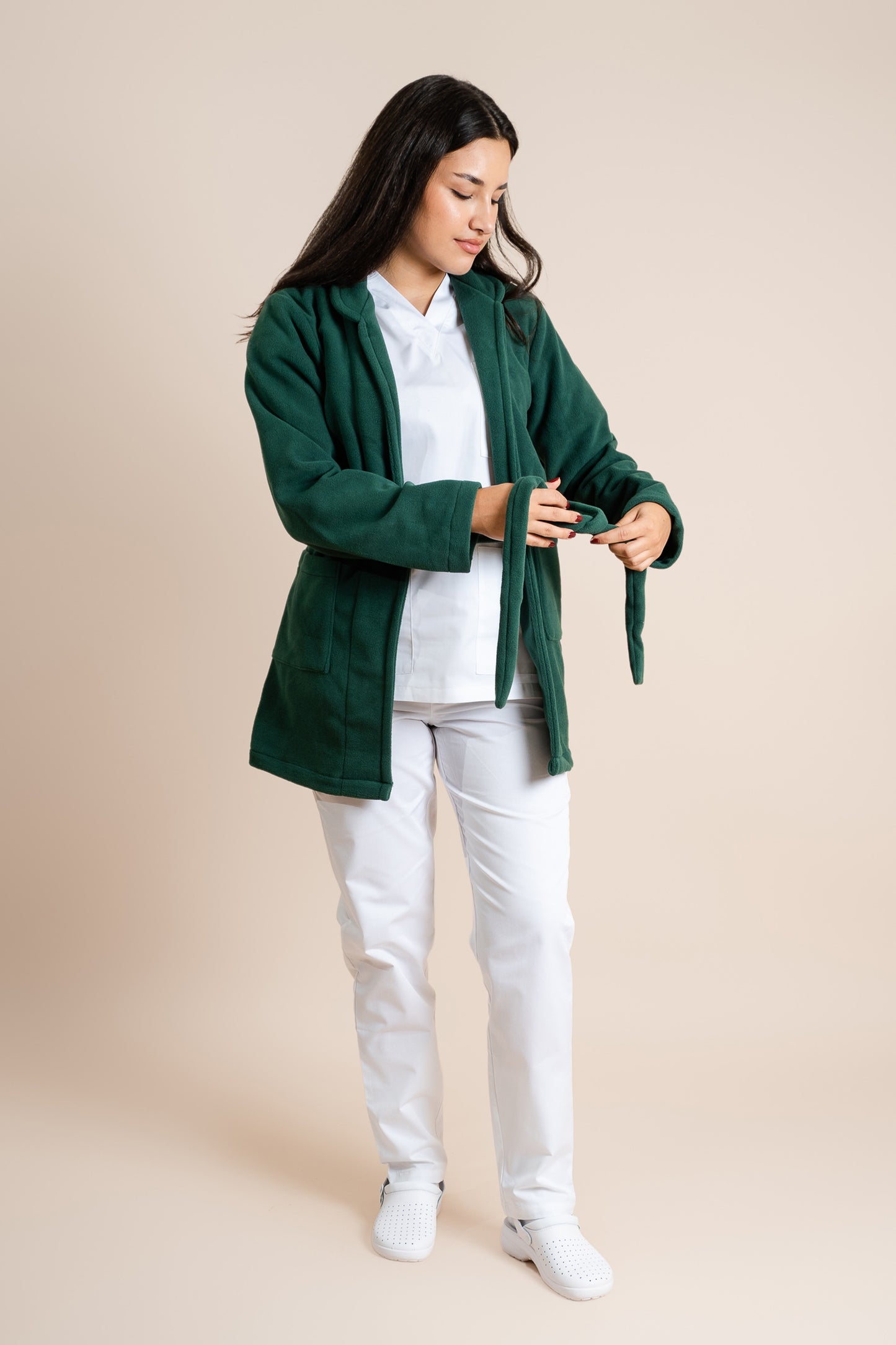 Halat polar medical verde unisex fleece 270g Divia