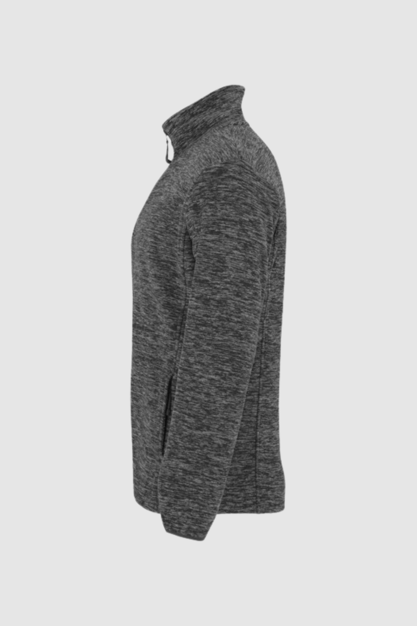 Jacheta din fleece pentru barbat negru melanj Artic