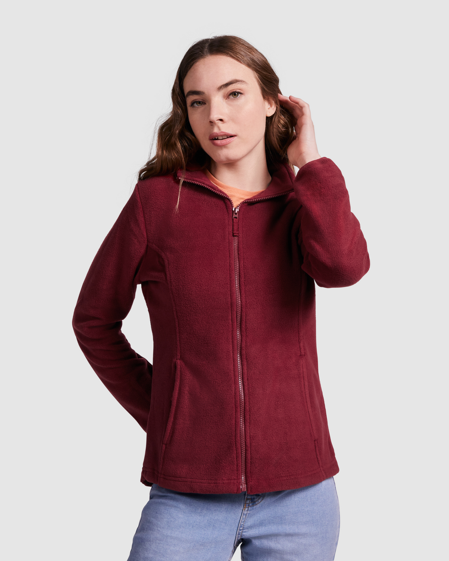 Jacheta din fleece grena pentru dama Artic