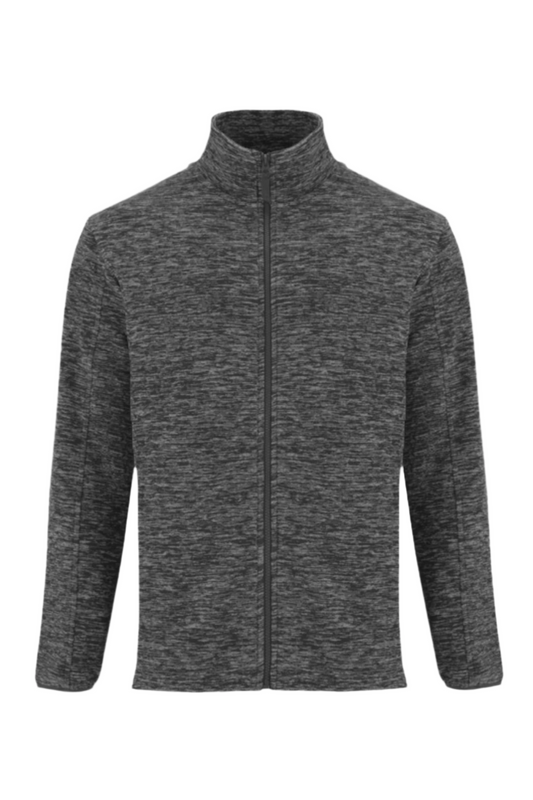 Jacheta din fleece pentru barbat negru melanj Artic