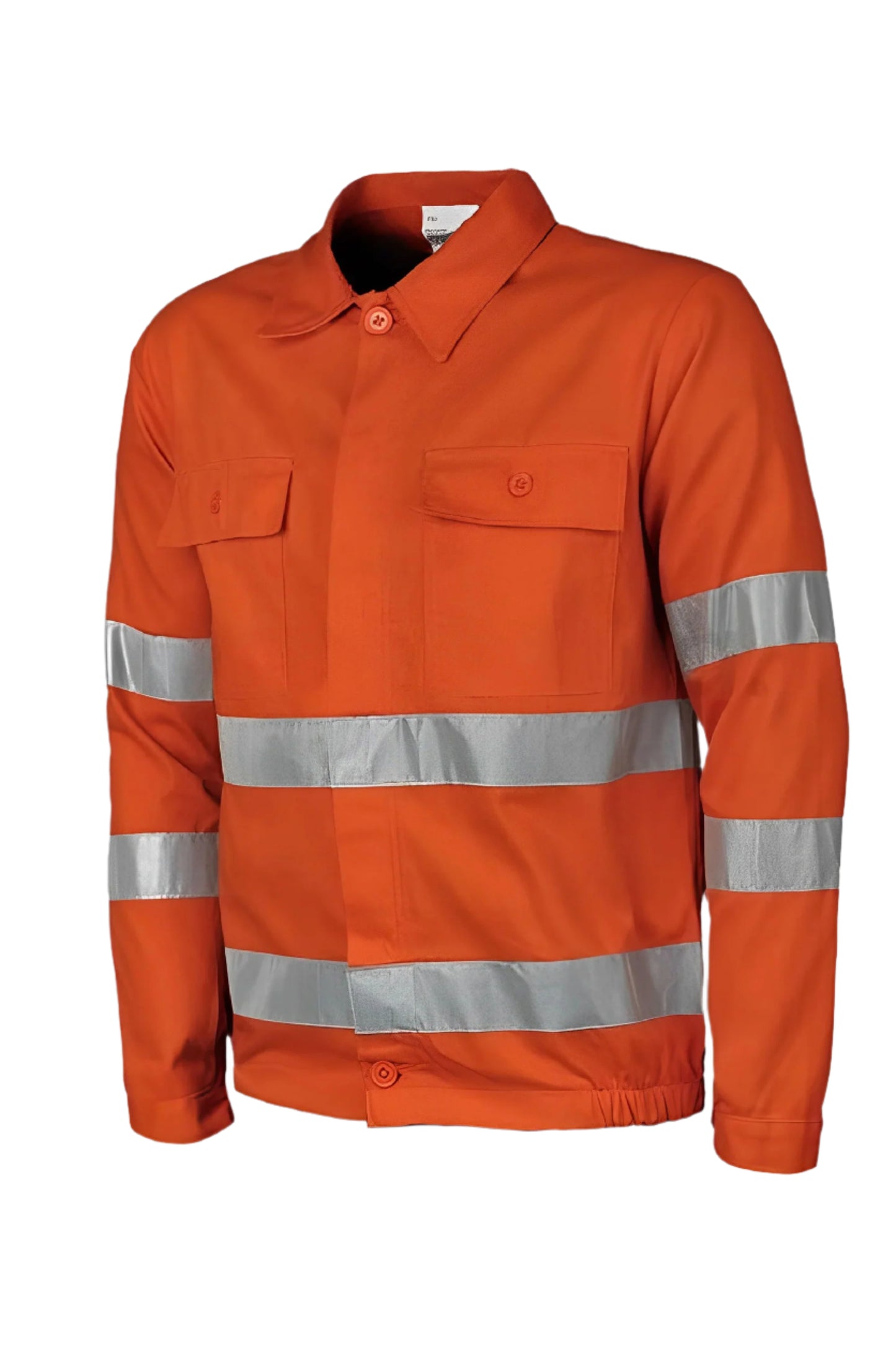 Jacheta portocalie reflectorizanta bumbac 260g Warning