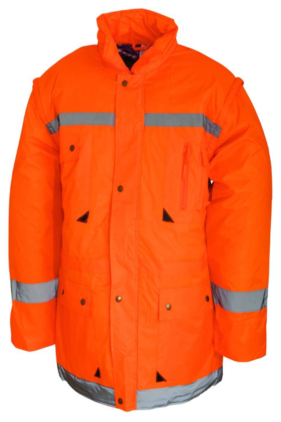Scurta protectie reflectorizanta 2 in 1 London Renania portocaliu fluo 5B56 (9196)