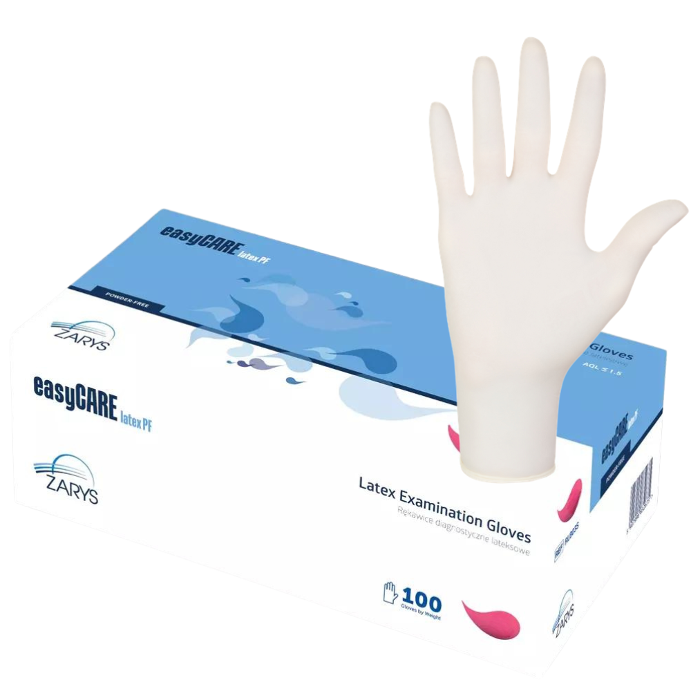 Manusi latex nepudrate EasyCare 100buc