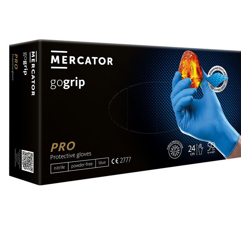 manusi nitrilmecanica auto albastre gogrip
