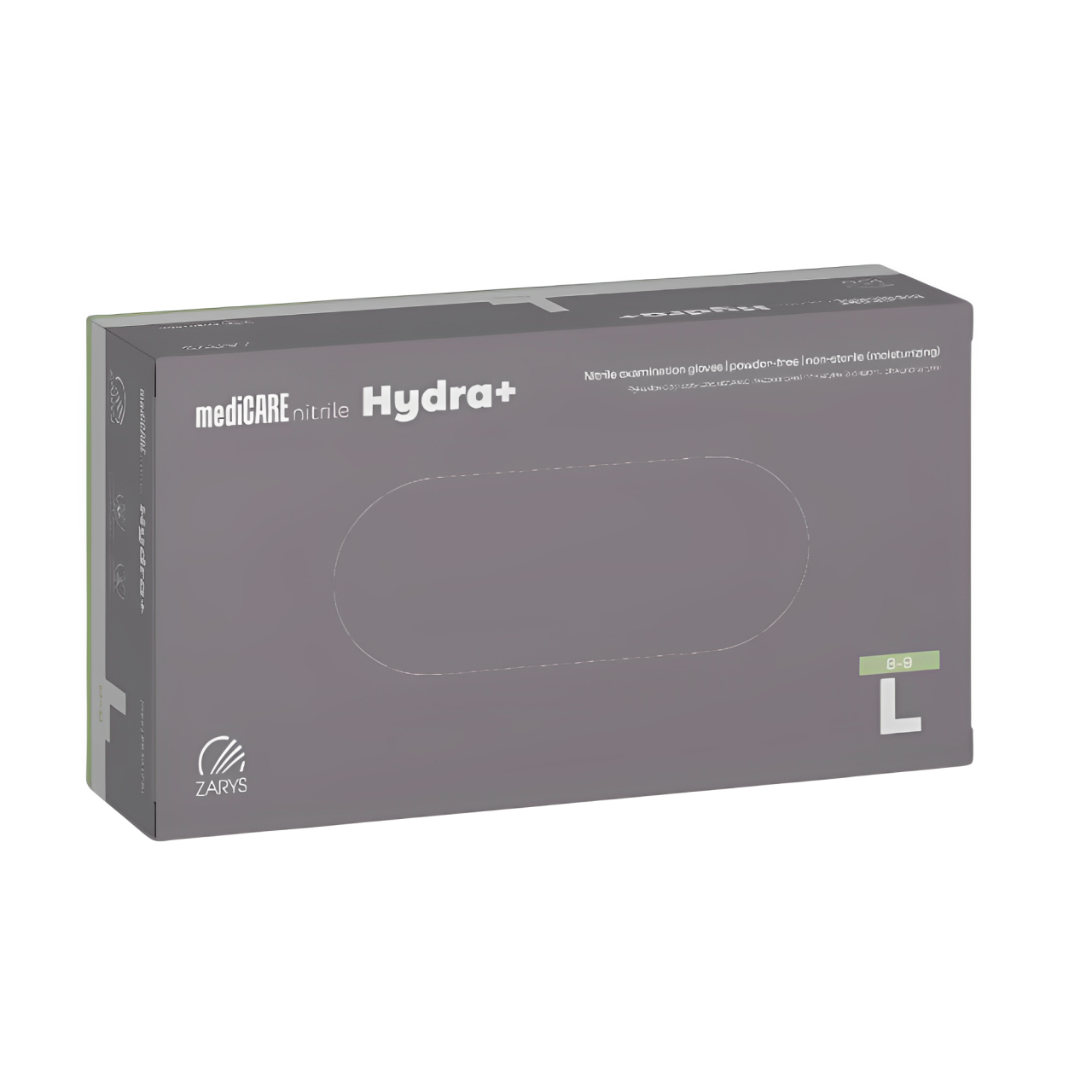 Manusi nitril hidratante cu ulei de migdale nepudrate violet 100buc Hydra+